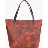Dery Craft El Yapımı Tote Deri Çanta Büyük - 1 - Mürdüm