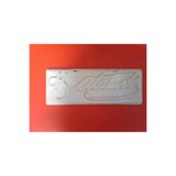 Derya Design Art Boyanabilir Ham Polyester Atatürk İmzası Duvar Panosu, 23x14cm, Beyaz