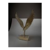DERYA DESİNG ART Dekoratif Kartal Heykel Biblo, 33x24 cm, Polyester