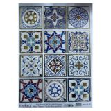 DERYA DESİNG ART Model 052 Desenli Altın Varak Pirinç Dekopaj, 30x42 cm, Çok Renkli 999887227