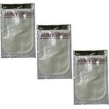 Derya Eren İpek Kese %50 Floş (El Geçmeli) 270 Gsm (18 * 24,5cm),3 Adet, - yok