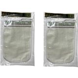 Derya Eren İpek Kese %70 Floş (El Geçmeli) 300 Gsm (17 * 25 cm ),2 Adet, - yok