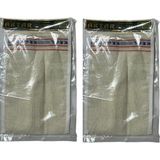 Derya Eren İpek Kese Floş (El Geçmeli) 450 Gsm (18,5 * 26 cm ),2 Adet, - yok