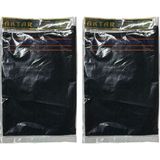 Derya Eren İpek Kese Siyah Floş (El Geçmeli) 450 Gsm (18,5 * 26 cm ),2 Adet, - yok