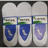Derya Erkek Bambu Babet Çorap 12 Adet - 40 - 44 - Beyaz