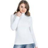 Derya Kurşun Balıkçı Yaka Uzun Kol Kadın Tişört 245 - 001-Beyaz
