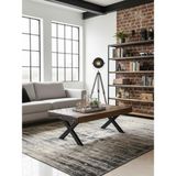 Deryawood Bıllet Doğal Ahşap Orta Sehpa 100X100 - CEVİZ