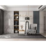 Deryawood Masif Ahşap Cedrus Ofis Sehpa 45*60 cm - Açık Ceviz - 45*60*45