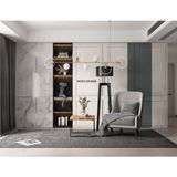 Deryawood Masif Ahşap Cedrus Ofis Sehpa 60*80 cm - Açık Ceviz - 60*80*45