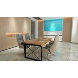 Deryawood Masif Ahşap Lotus Toplantı Masası 120*300*76 Cm Kahverengi