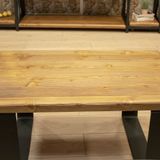 Deryawood masif ahşap ofis sehpa 60cmx80cmx45 cm