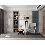 Deryawood Ruta 70x120x45 cm Açık Ceviz Masif Ahşap Ofis Sehpa