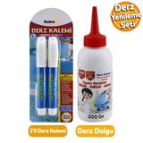 Derz Kalemi Derz Dolgu Yenileme Hizli Kuruyan Su Bazli Kokusuz Kalici Fayans Yenileme Kalem 3Lu Set