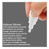 Derz Kalemi Hızlı Kuruyan Su Bazlı Kokusuz Kalıcı Fayans Yenileme Kalemi Beyaz
