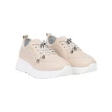Desa Kadın Kırık Beyaz Lastik Bağcıklı Dolgu Topuklu Deri Sneaker 47215, 39