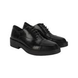Desa Kadın Siyah Bağcıklı Klasik Deri Ayakkabı 37446, 39