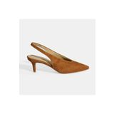 Desa Taba Kadın Süet Slingback Topuklu Ayakkabı