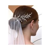 DesaAccessories Taraklı Gelin, Nişan, Düğün Tacı, Saç Aksesuarı