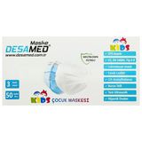 Desamed 3 Katlı Meltblown Filtreli Dökme Pembe Çocuk Maskesi Telli 50'li (ÜTS Kayıtlı)