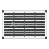Desan Halı Fitilli 41x60cm Elegant Mat Siyah Alüminyum Paspas