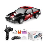 Desdoni Rc Araba 2.4ghz 1:24 Ölçekli 4WD 15KM/H Yüksek Hızlı Model Araç LED Işıkları Sürüklenen Lastik Yarışı Spor Oyuncak Araba Yetişkin Erkek Kız Çocuklar Için Hediye 2 Adet Şarj
