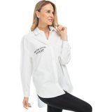 Desemki Iyiyi Bulan Gömlek Kadın Oversize - L - XL - Beyaz