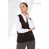 Desen 02422003 Kahverengi Kadın Yelek