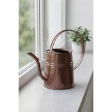Desen Dekorasyon Sophia 2 Litre Metal Çiçek Saksı Sulama Kabı Koyu Bakır - Modern Dekoratif Çok Amaçlı Sulak