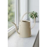 Desen Dekorasyon Sophia 2 Litre Metal Çiçek Saksı Sulama Kabı Krem - Modern Dekoratif Çok Amaçlı Sulak