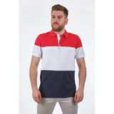 Desen Minimalist Polo Yaka Kısa Kol Erkek T-Shirt - Günlük Şıklık