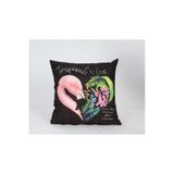 desen tasarım Tropical Desen Süet Kırlent renkli 43x43