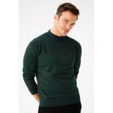 Desen Triko 21604 Nefti Basic Yarım Balıkçı İnce Triko Erkek Kazak