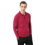 Desen Triko Basic Polo Yaka İnce Triko Kazak, L, 21601, Sıklamen, Erkek