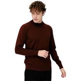 Desen Triko Basic Yarım Balıkçı İnce Triko Kazak, 3XL, 8024202321604, Siyah, Erkek
