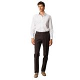 Desen Triko Beli Lastikli Yan Cepli Koton Pantolon, 46, HND.W25.301, Kahve, Erkek