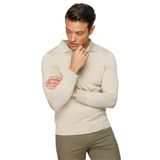 DESEN TRİKO Erkek Basic Polo Yaka İnce Triko Kazak Bej Beden;2XL dsnNM1659
