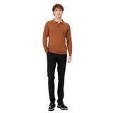 DESEN TRİKO Erkek Basic Polo Yaka İnce Triko Kazak K.taba Beden;XL,Renk;K.taba dsnNM1702