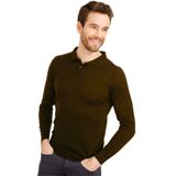 DESEN TRİKO Erkek Basic Polo Yaka İnce Triko Kazak Koyu Kahve Beden;2XL,Renk;K.KAHVE dsnNM1644