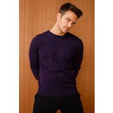 DESEN TRİKO Erkek Basic Sıfır Yaka İnce Triko Kazak K.Mor Beden;4XL dsnNM1942