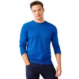 DESEN TRİKO Erkek Basic Sıfır Yaka İnce Triko Kazak Saks Beden;2XL dsnNM1881