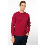 Desen Triko Erkek Basic Sıfır Yaka İnce Triko Kazak Sıklamen Beden;2XL,Renk;Sıklamen