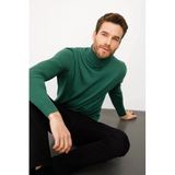 DESEN TRİKO Erkek Basic Tam Balıkçı İnce Triko Kazak Benetton Beden;2XL dsnNM2081