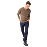 DESEN TRİKO Erkek Basic V Yaka İnce Triko Kazak D.Kahve Beden;2XL dsnNM1788