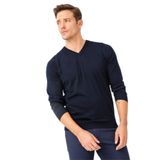 DESEN TRİKO Erkek Basic V Yaka İnce Triko Kazak K.Lacivert Beden;XL,Renk;K.LACİVERT dsnNM1814