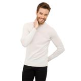 Desen Triko Erkek Basic Yarım Balıkçı İnce Triko Kazak 02421604 Kemik M