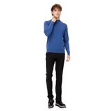 DESEN TRİKO Erkek Basic Yarım Balıkçı İnce Triko Kazak İndigo Beden;3XL,Renk;İndigo dsnNM2074