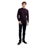 DESEN TRİKO Erkek Basic Yarım Balıkçı İnce Triko Kazak K.Mor Beden;M,Renk;K.Mor dsnNM2063