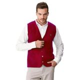 DESEN TRİKO Erkek İnce Triko Düz Yelek Bordo Beden;4XL dsnNM4508