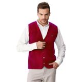 DESEN TRİKO Erkek İnce Triko Düz Yelek Bordo Beden;S dsnNM4506
