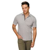 DESEN TRİKO Erkek Polo Yaka Jakarlı Düğmeli T-shirt Bej Beden;L,Renk;Bej dsnNM8668